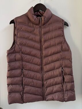 32 Degrees Quilted Puffer Vest - Mauve